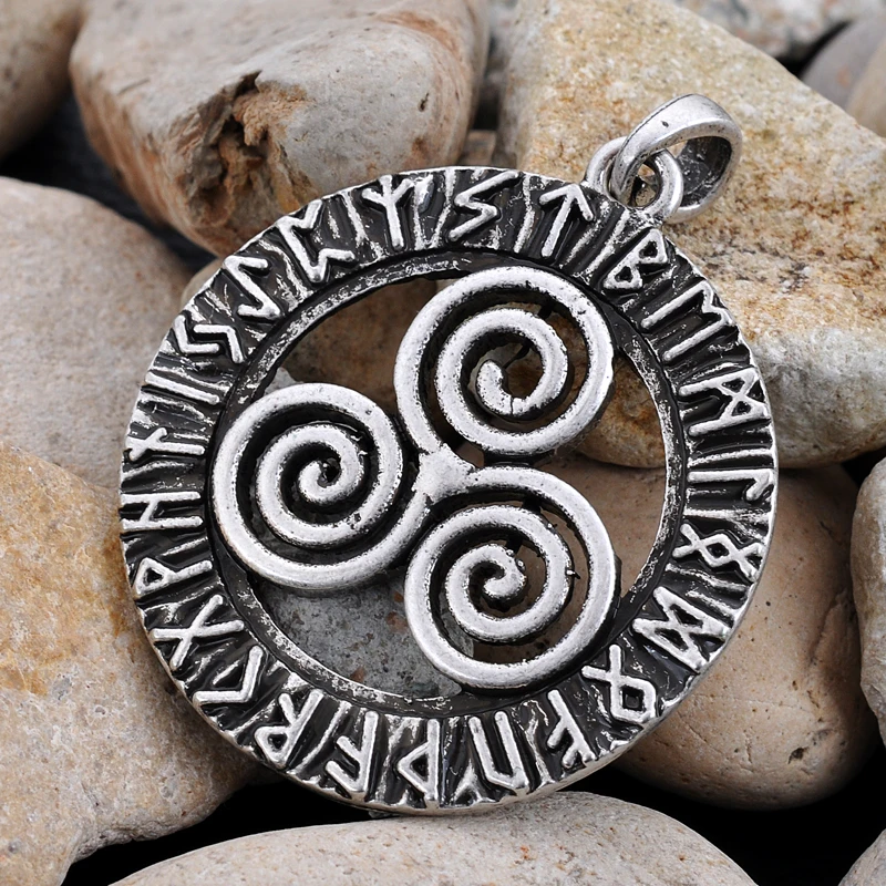 Triskele подвеска Triskelion ожерелье ювелирные изделия норвежские Прямая