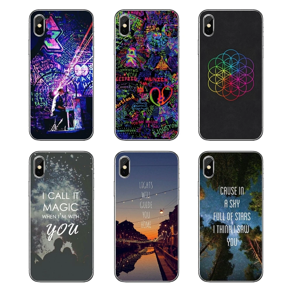 POP British Rock Bnads постер Coldplay силиконовый чехол для телефона iPod Touch iPhone 4 4S 5 5S 5C SE 6 S 7 8 X XR