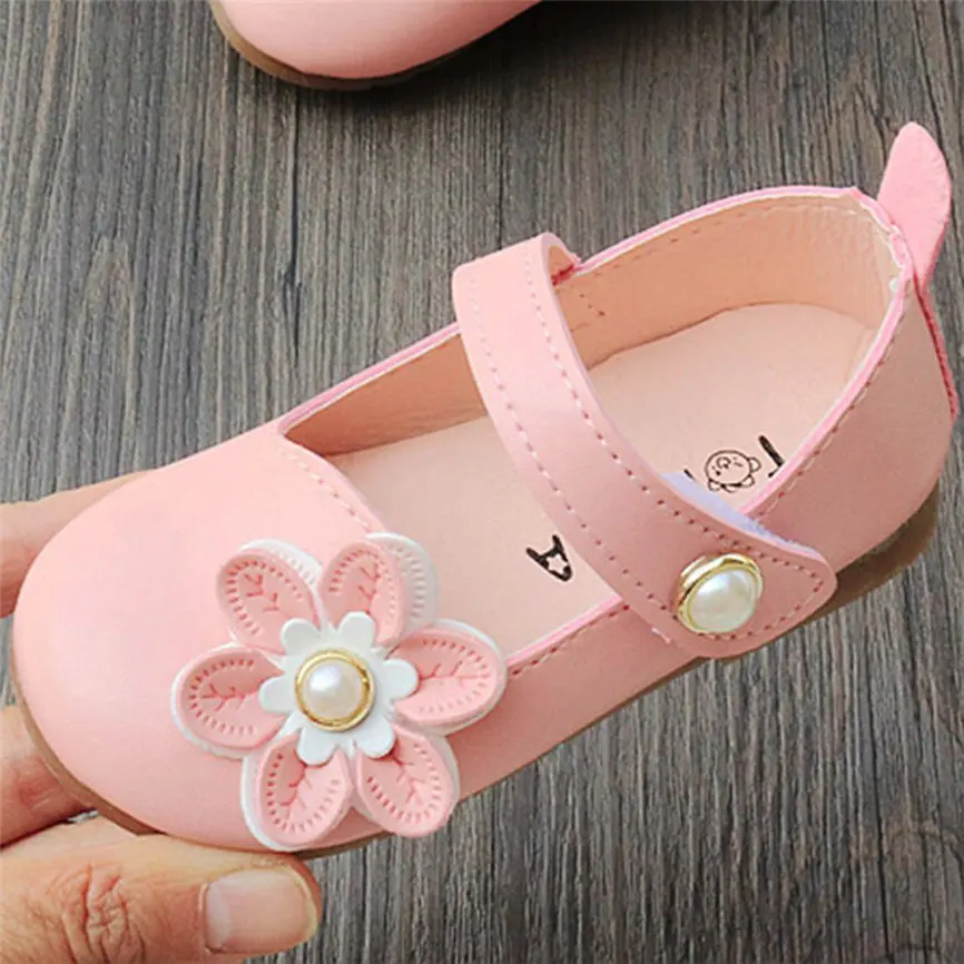 

Baby Fashion Shoes Children Fashion Girls Princess Hook&loop Soild Floral Toddler Quality Single Shoes Dropshipping 823