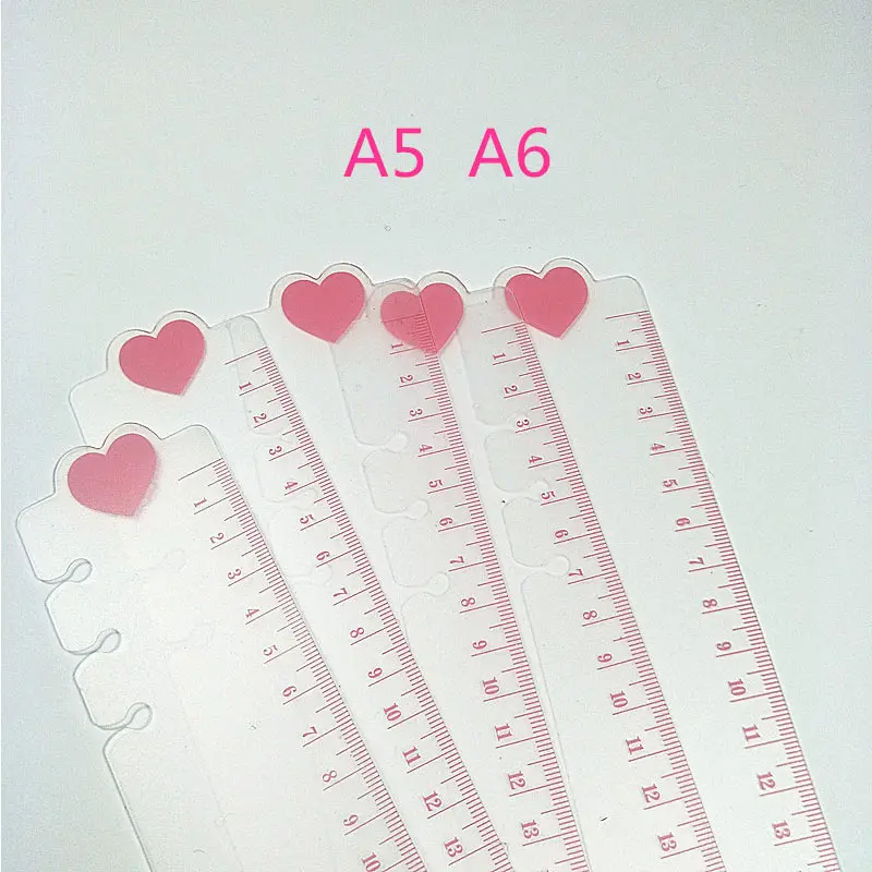 

Ruler A5 A6 Love Frosted Planner Agenda Dokibook For 6 Holes Loose Leaf Spiral Notebook Organizer Sketchbook Bullet Accessories