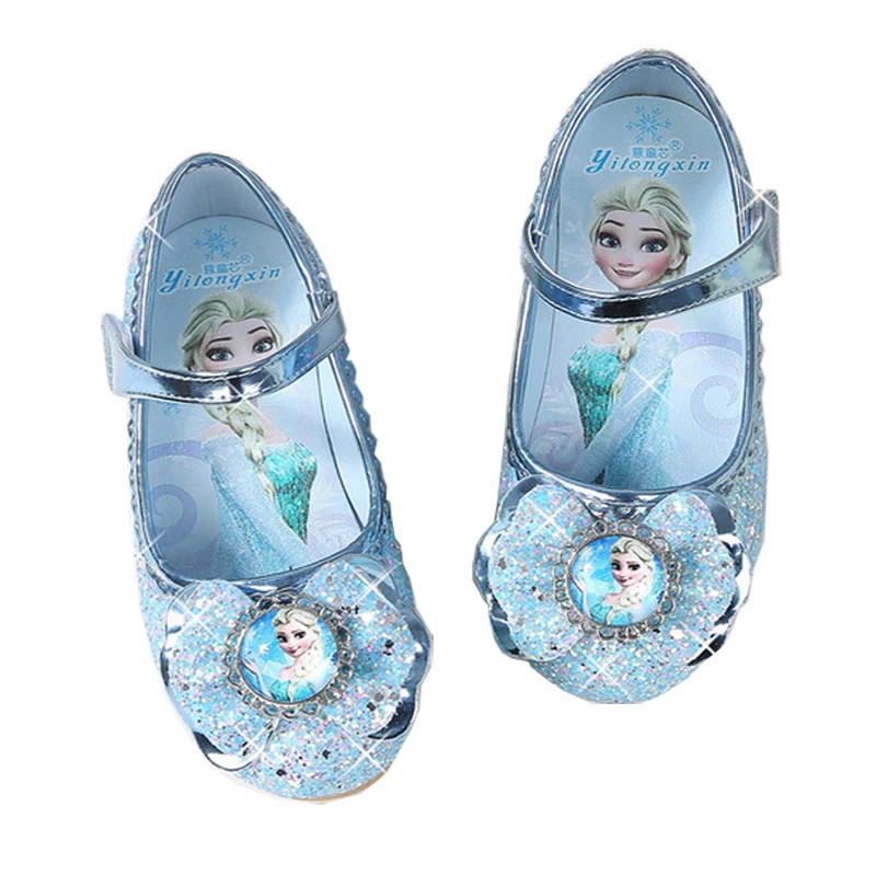 Elsa shoes Girls shoes Cartoon sofia Elsa Anna Kids Sneakers Snow Queen ...