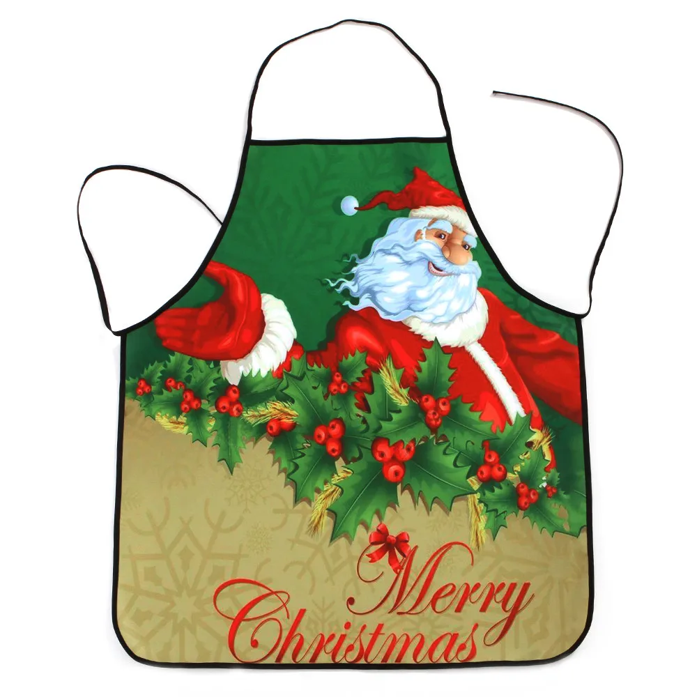 Рождественские кухонные женские фартуки, Рождественские декоративные фартуки для взрослых женщин и мужчин, вечерние фартуки для приготовления пищи, Аксессуары для выпечки
