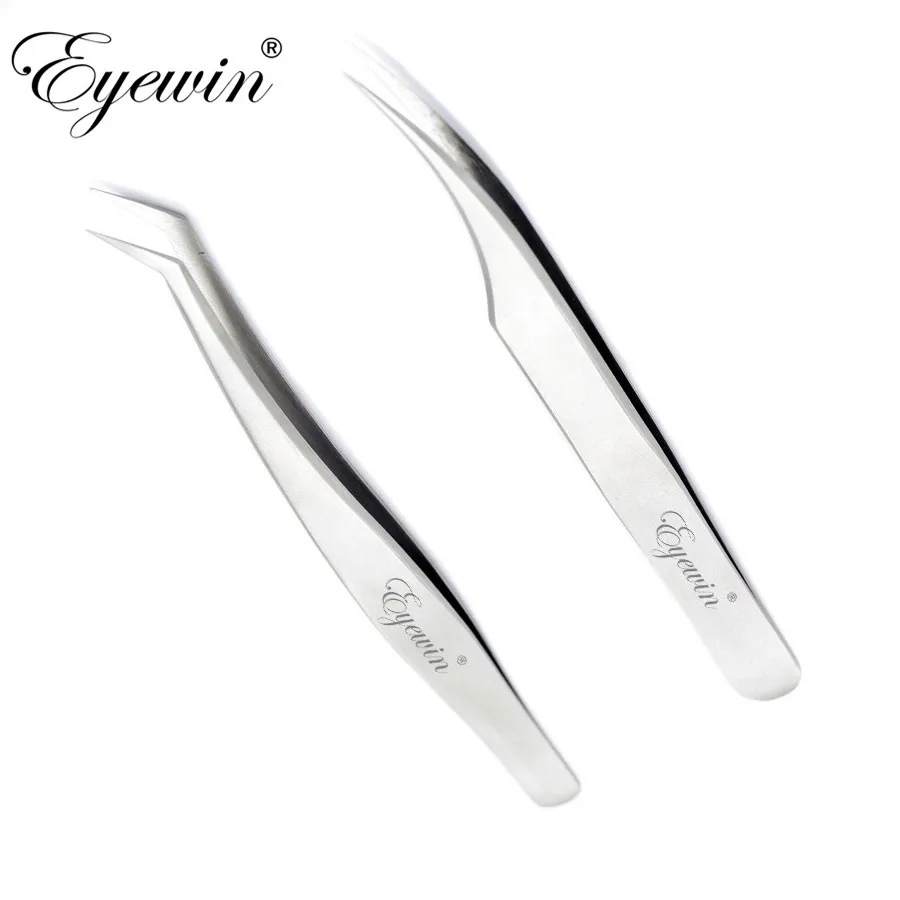 

Eyewin stainless non-magnetic eyelash extension tweezers eyelash tweezers pincet false eyelash tweezers 3D lash tweezers pincers