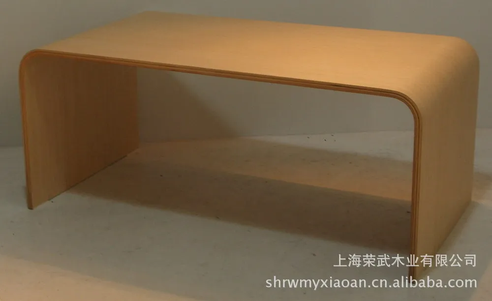 U Bend Wood Coffee Table Curved Soft Fine Texture Table Decor Table Coffeetable Hardware Aliexpress