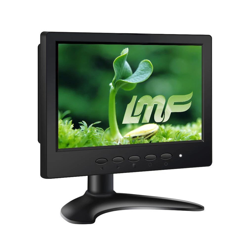 

Fress Shipping C07 1024*600 7 Inch LCD Touch Monitor Screen with HDMI VGA BNC AV USB Interface Speakers