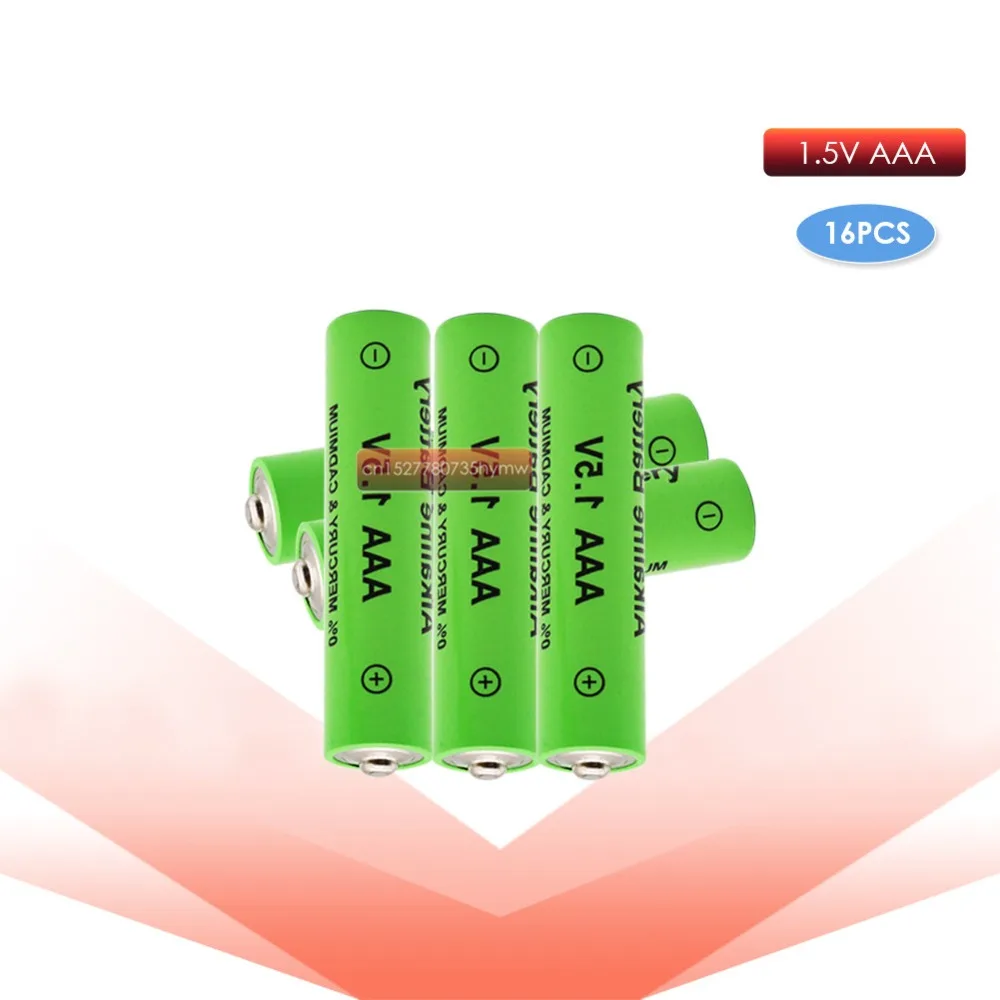 

16pc New Brand AAA Battery 2100mah 1.5V Alkaline AAA rechargeable battery for Remote Control Toy light Batery free shipping