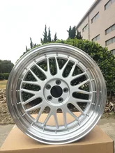 18 SILVER STAGGERED LM STYLE RIMS WHEELS FITS BENZ VW VOLKSWAGEN AUDI W882