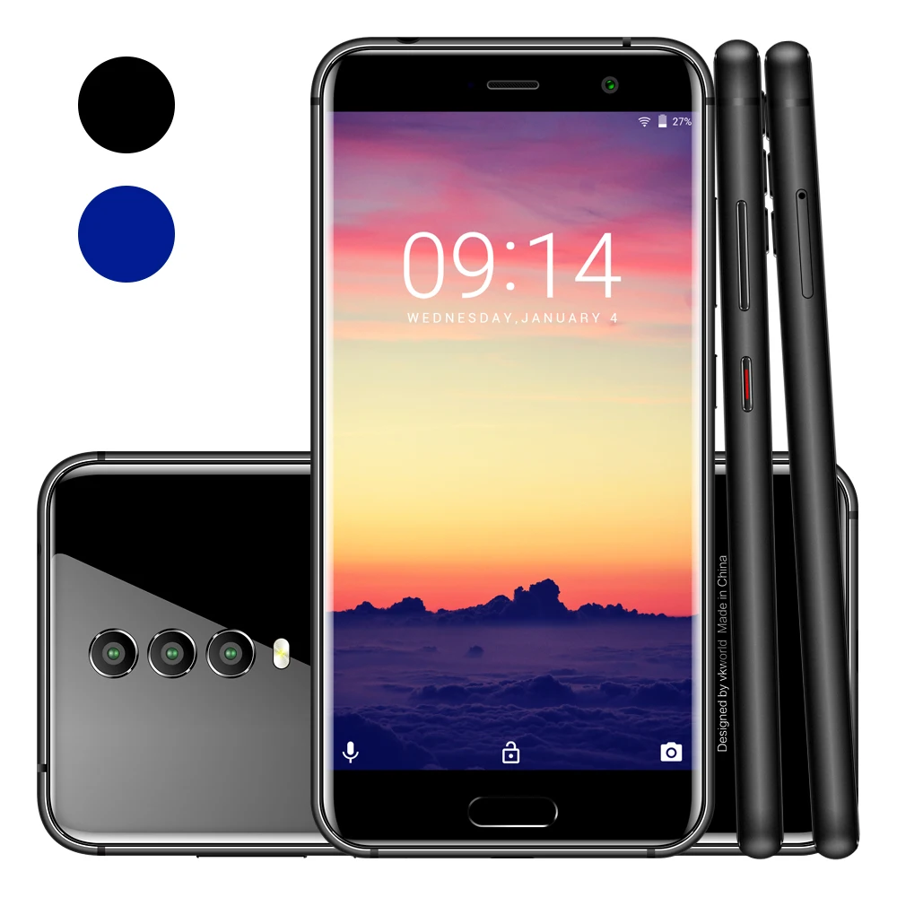 Vkworld K1 три камеры заднего вида 4G смартфон Android 8 1 4 Гб ОЗУ 64 ПЗУ Восьмиядерный