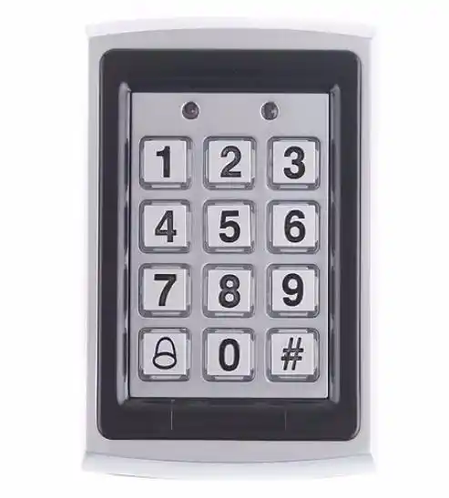 Metal Outdoor Keypad Access Control Door Locks Proximately Card