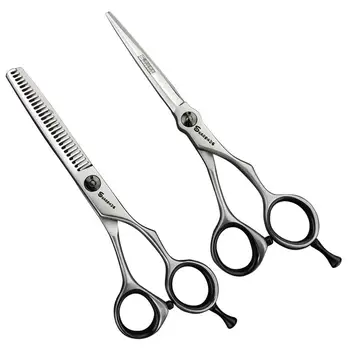 

5.5 inch scissors hair professional japan Matte steel cutting thinning scissors barber salon hair shears