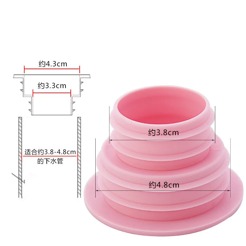 Дезодорирующий Тип трап уплотнительная пробка для ванной комнаты стиральная машина цистерна канализационный пол слив телескопическая труба цвет случайный
