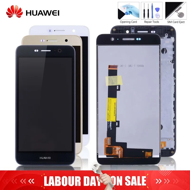 

Original LCD For Honor 4C Pro Display Touch Screen with Frame Digitizer Assembly For Huawei Y6 Pro Display Replacement Tit-l01