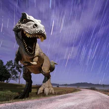 Laeacco 3D реалистичные рев динозавр возраст дождливый пастбища фото ребенка Фоны Индивидуальные фотографии фонов для фотостудии