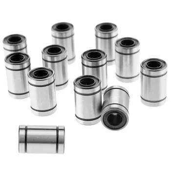

10 Pcs/lot LM8UU 8mm Linear Ball Bearing Linear Bearing 8mm 3D Printer Parts LM8 Cnc Parts New Arrival