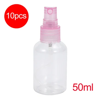 

Aihogard 10Pcs Empty Cosmetic Jar Pot Makeup Face Lotion Atomizer 50ml Sample Bottles Essential Oil Perfume Cosmetic Sprayer
