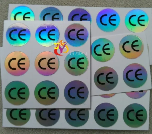Голограмма наклейка с сертификатом CE диаметр 1 см 10*10 мм 500 шт./лот