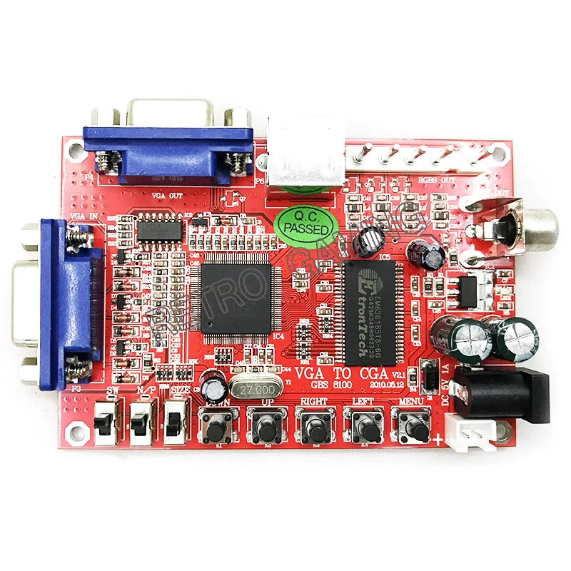 VGA в CGA/CVBS/S VIDEO конвертер высокой четкости аркадная игра видео доска для CRT LCD PDP