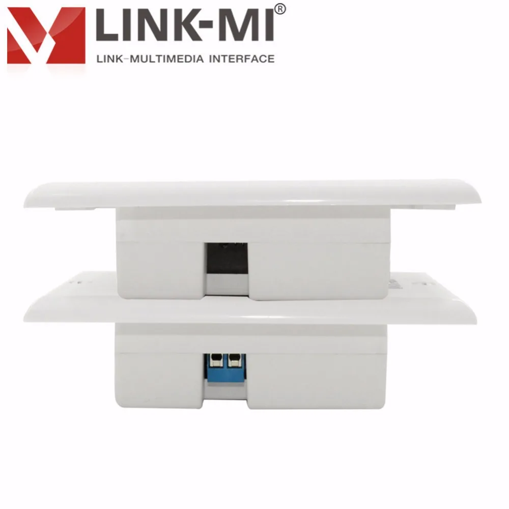 LINK MI LM EW03 HDMI настенная пластина удлинитель с ИК 1080p до 30 м через двойной UTP Cat5e/6