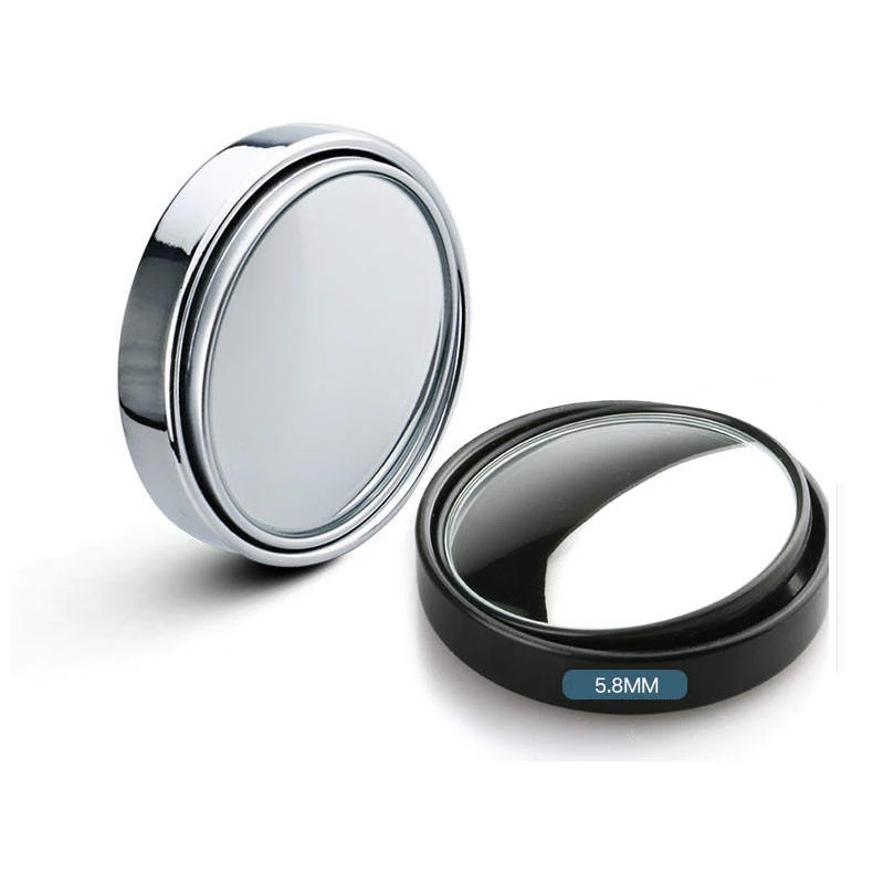 

1 pair Blind spot mirror car rearview side mirrors HD convex glass dead zone 360 wide angle View Adjustable mirror