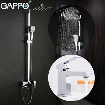 

GAPPO Basin Faucets bathtub faucet wall mounted bathroom Basin faucet basin mixer shower system Sanitary Ware Suite