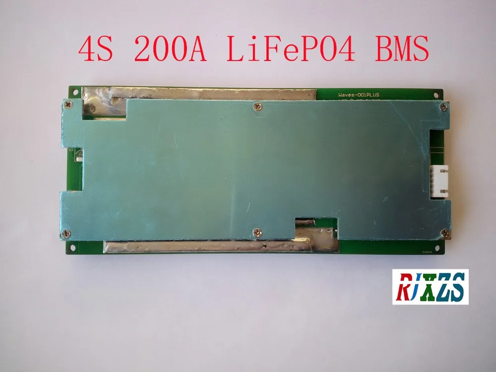 4S 200A 12,8 V LiFePO4 BMS/PCM/PCB Защитная печатная плата батареи для 4 пакетов 18650 батарейных ячеек с балансом