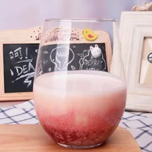 Творческий мусс чашки, чай чашки, в форме яйца стекло, стакана воды, стаканы для сока, корейский snowtop чашки, большой живот круглая кружка CL190408