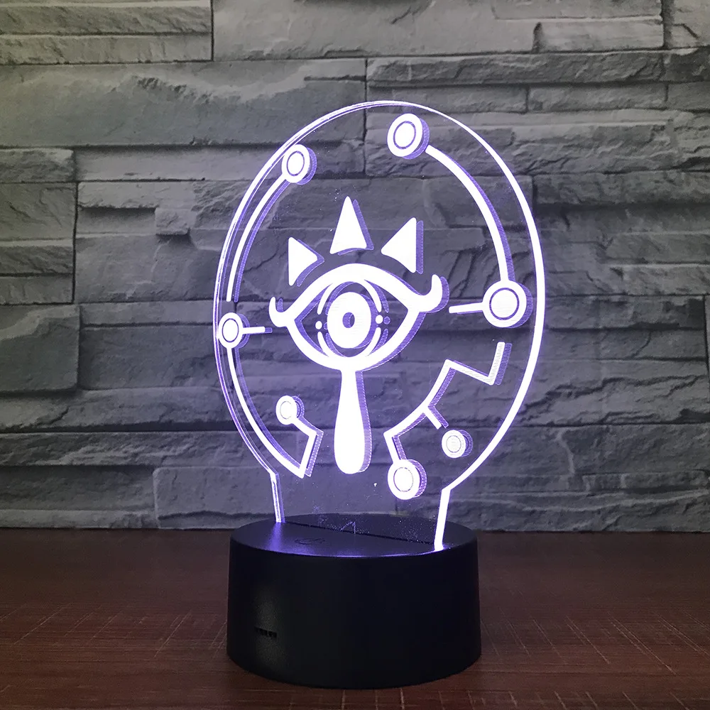  The Legend of Zeldas 3D Table Lamp Link BREATH OF THE WILD LINK Nightlight 7 Color Changing Visual  - 32892779186