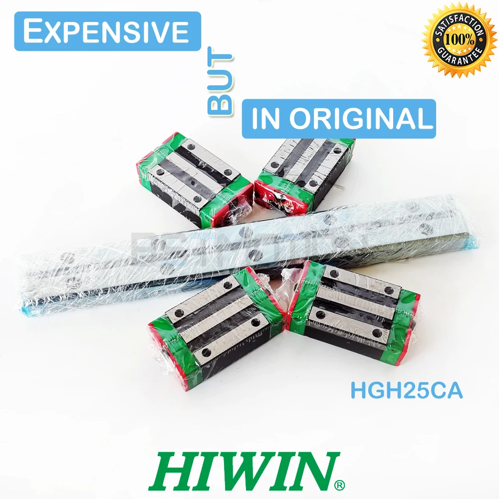 OriginalHIWINHGR25LinearGuide3004605006408209001000mm1100