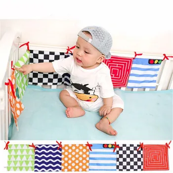

Baby Bed Bumper Skin-friendly Crib Baby Bed Bumpers Washable Baby Bed Accessories Nursery Bumper Around Bed Protector