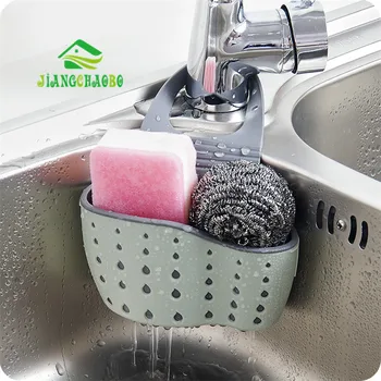 

JiangChaoBo Useful Suction Cup Sink Shelf Soap Sponge Drain Rack Kitchen Sucker Storage Tool