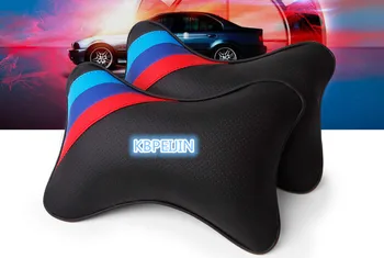 

2pcs Car Seat Neck Pillow Leather Comfortable Headrest For Skoda octavia fabia yeti rapia superb octavia a7 a5 2 accessories