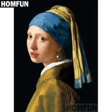 HOMFUN-pintura de diamante 5D DIY