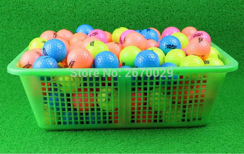 Мяч для гольфа двухслойный высококачественный мяч для гольфа 4 цвета на выбор распределительный держатель мяча для игры в гольф