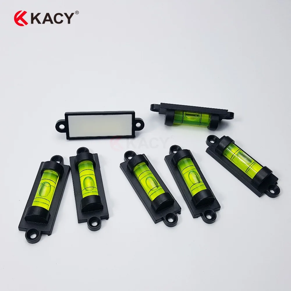 

KACY 6pcs 59x19x13.5mm Multipurpose Spirit Level Horizon Level Magnetic Horizontal Level Bubble Universal Level