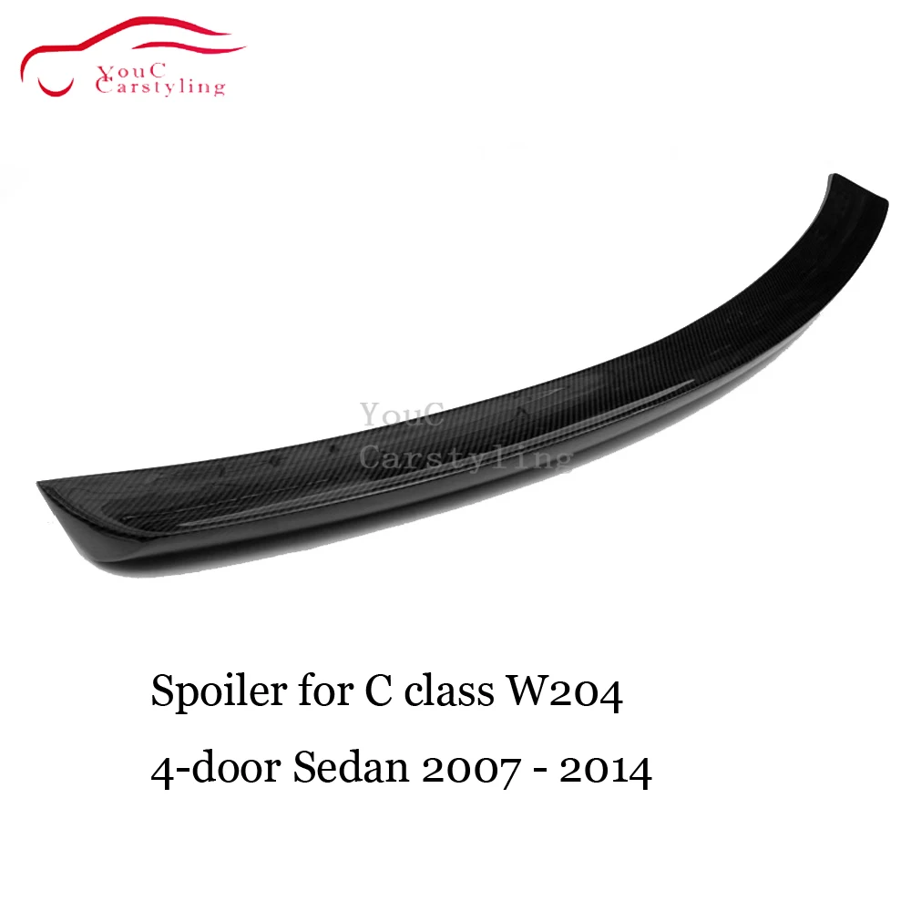 W204 спойлер из углеродного волокна C74/AMG/RT/R/V стиль задний багажник загрузки губы