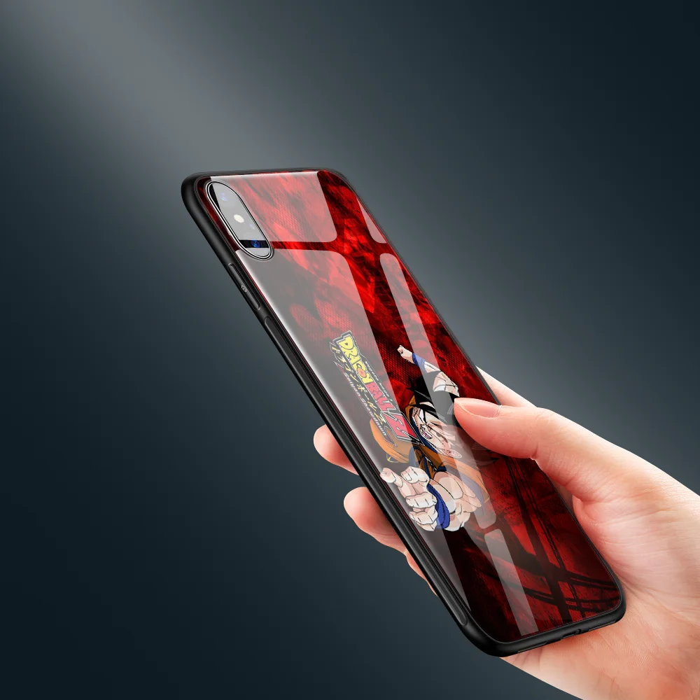 Чехол для телефона Dragon Ball DIY для iPhone 5 5S E 7 8 6 S Plus capa, закаленное стекло, чехол для телефона iPhone 11 Pro X XR XS MAX - Цвет: 20327
