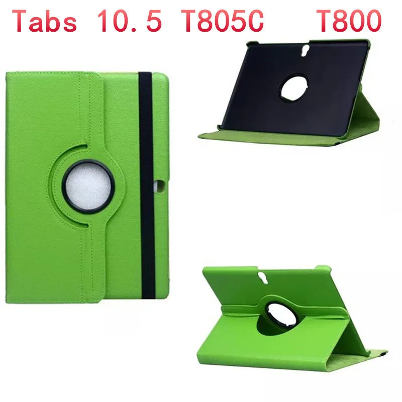 Кожаный чехол книжка с поворотом на 360 градусов для Samsung Galaxy Tab S 10 5 T800 T801 T805C|Чехлы