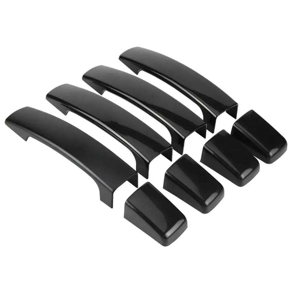 4pcs Car Gloss Black Exterior Door Handle Cover rusting corrosion resistance Fit for Range Rover Sport Discovery 3 Freelander 2