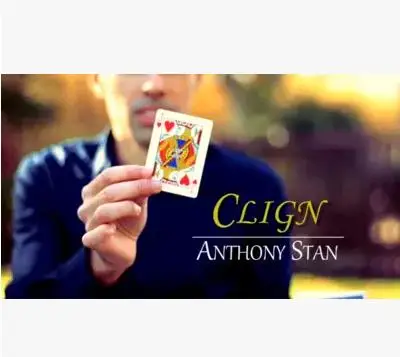 Clign от Anthony S(Gimmick+ онлайн инструкт)-волшебные карты трюки карты реквизит иллюзии веселье, игрушки Magia