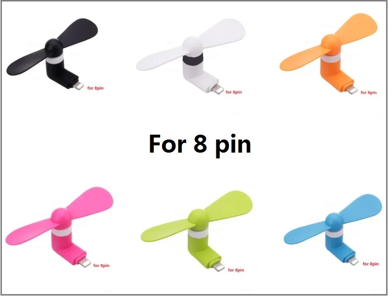 Мини вентилятор USB 2 в 1 с разъемом Micro Тип C 8pin|Зарядные устройства| |