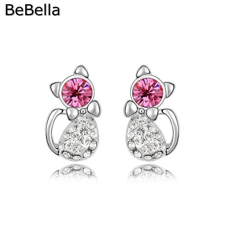 Женские серьги гвоздики с чешскими кристаллами|earrings for|for earringsnecklace earring |