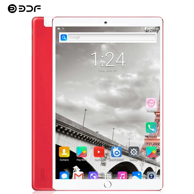 

(Russian Ship) BDF 10.1 Inch Octa Core Android 7.0 Tablet Pc 4GB/64GB Tablet 1920*1200 IPS 3G Phone Call SIM Card Pc Tablet 10
