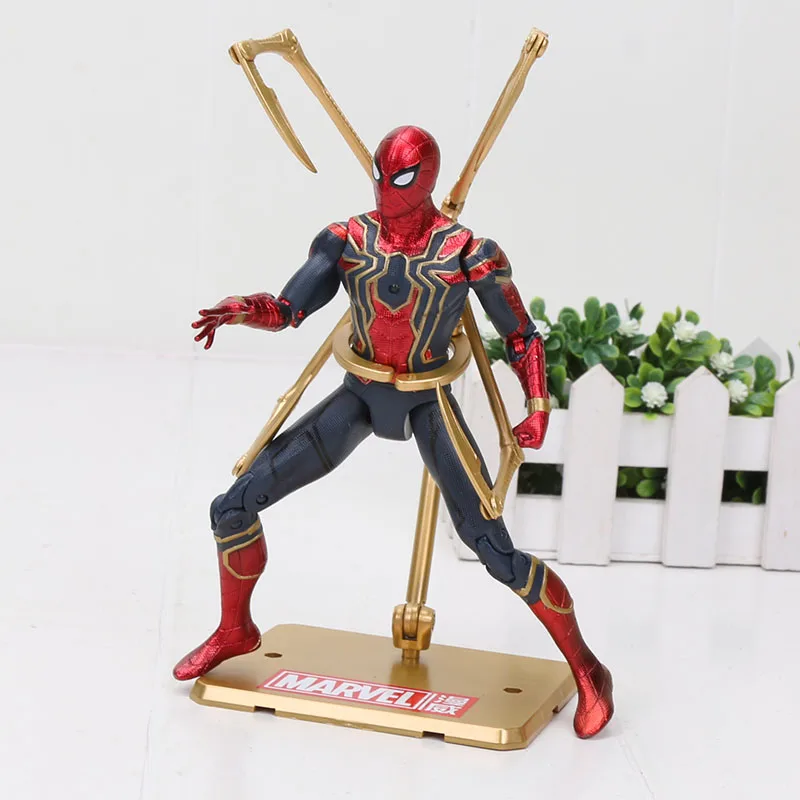 Marvel The Avengers Figure Spider-Man Infinity War Iron Spider Spiderman Action Figure PVC Figure Collectible Model Toy