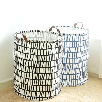 

Hot Sale Practical Storage Tool Cotton Fabric Storage Bags Laundry Drawstring Bag Baby Kids Room Decor Storage Baskets