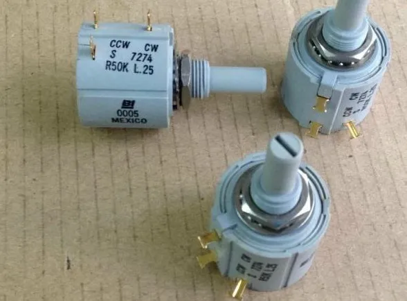 MEXICO BI multi turn potentiometer CCW CW S 7274 R50K L.25 50K 10% 10 ...