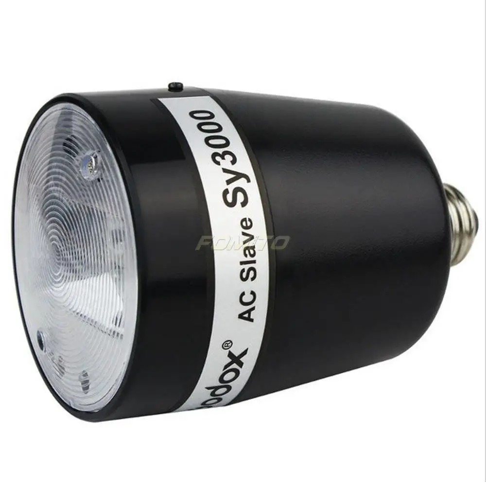 Godox SY3000 вспышка для студийной фотосъемки свет E27 Screw AC Slave стробоскопическая вспышка Лампа 220 V 110 V студийное фото гнездо флэш-памяти