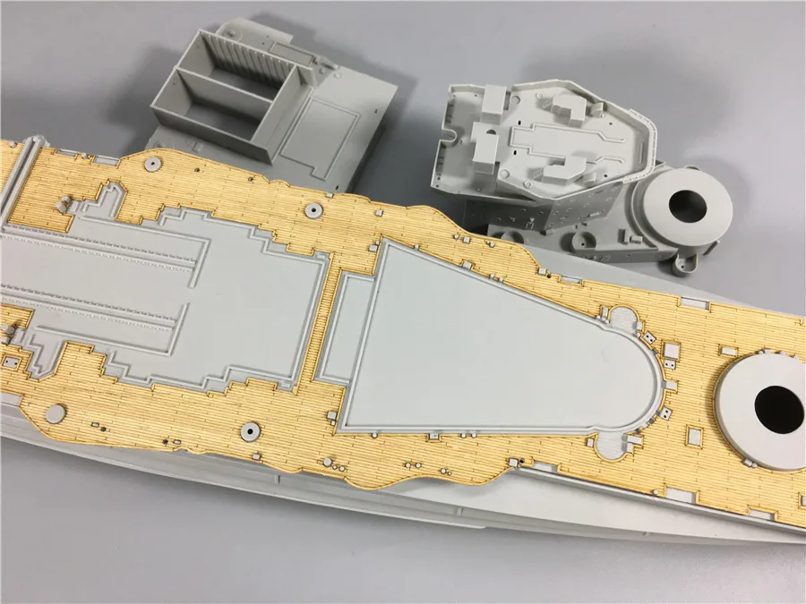 1/350 шкала деревянная колода для трубача 05325 HMS warasite 1942 модель броненосца CY350025