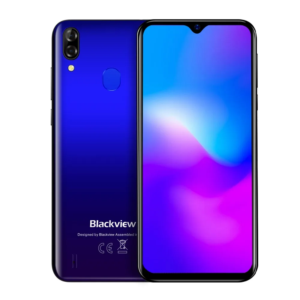 Смартфон Blackview A60 Pro с Каплевидным экраном MTK6761, 3 ГБ, 16 ГБ, Android 9,0, мобильный телефон, 4080 мАч, отпечаток пальца, распознавание лица, 4G, мобильный телефон