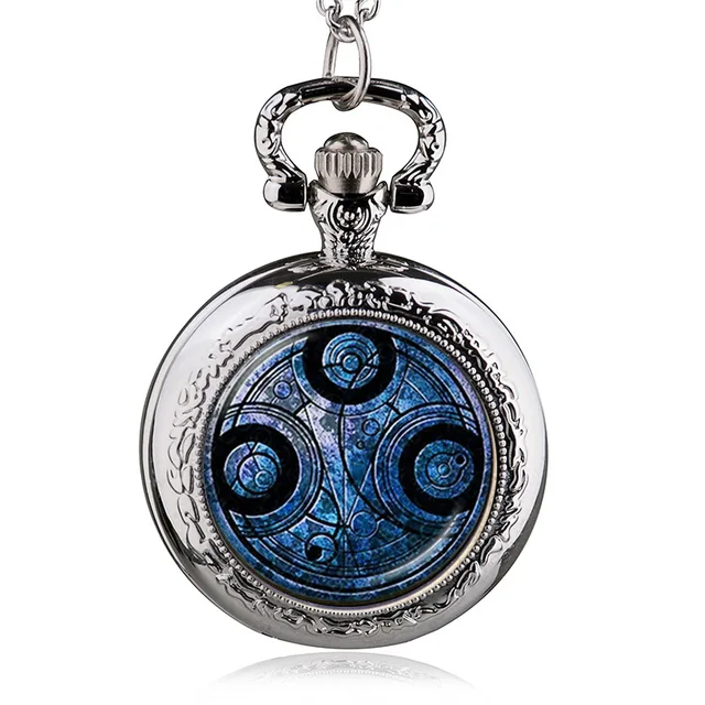 Antique Doctor Who quartz Necklace Pocket Watch Men Dr Who Pendant Chain Gifts F Antique Doctor Who quartz Necklace Pocket Watch Men Dr Who Pendant Chain Gifts F