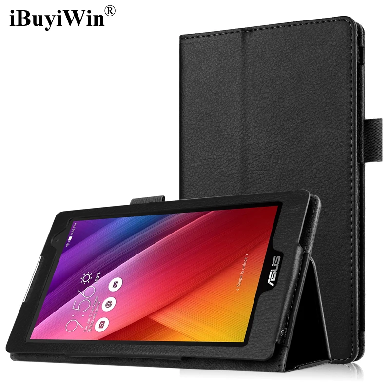 iBuyiWin Case for Asus Zenpad C 7.0 Z170CG Z170MG Z170C Folding Folio Flip Cover Stand Case for Asus Zenpad C 7.0 Funda+Film+Pen